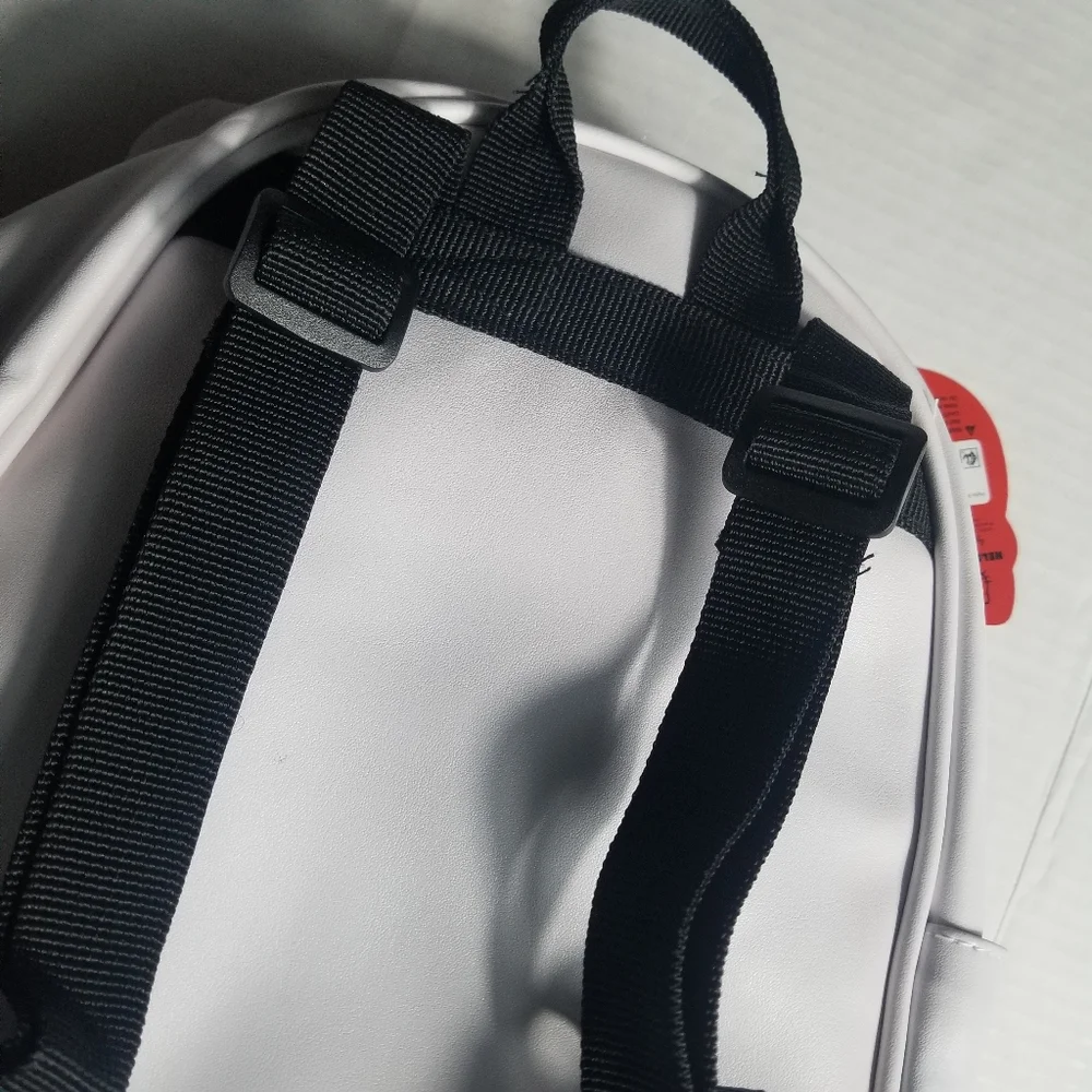 NWT HELLO KITTY WHITE WITH RED PURSE BACKPACK